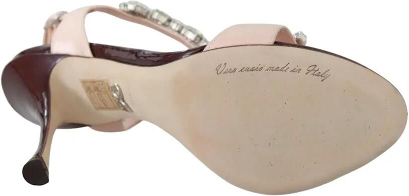 Dolce & Gabbana Keira sandalen verfraaid met kristallen Roze - Foto 5