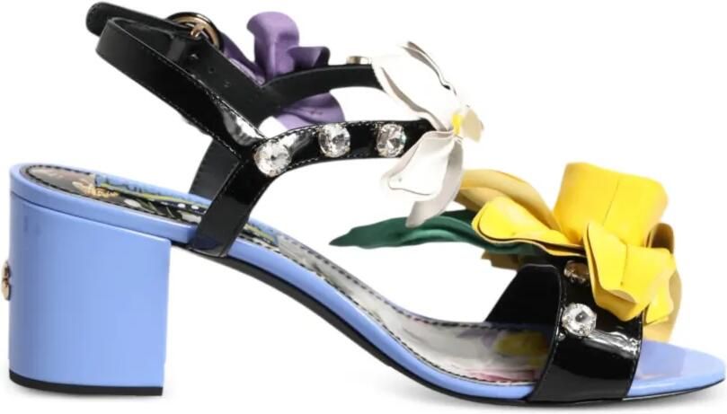 Dolce & Gabbana Keira sandalen verfraaid met kristallen Zwart
