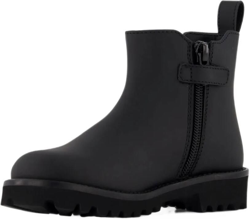 Dolce & Gabbana Kids calfskin boots Zwart