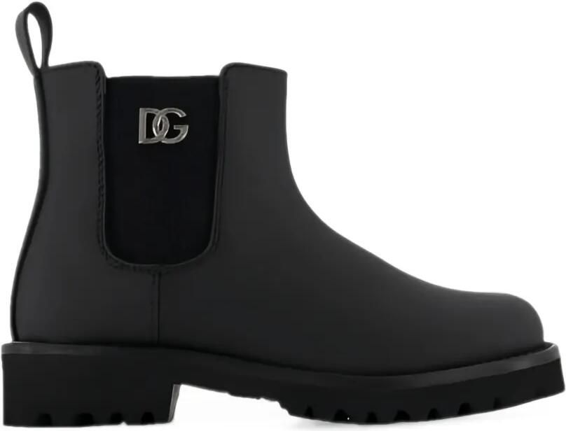 Dolce & Gabbana Kids calfskin boots Zwart - Foto 2