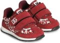Dolce & Gabbana Kids Cushion nylon sneakers met Majolica-print Rood - Rood