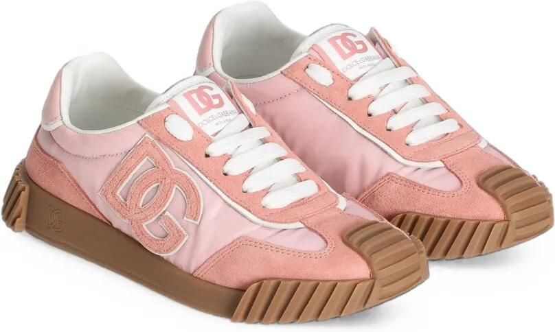 Dolce & Gabbana Kids DG Athletic nylon sneakers Roze