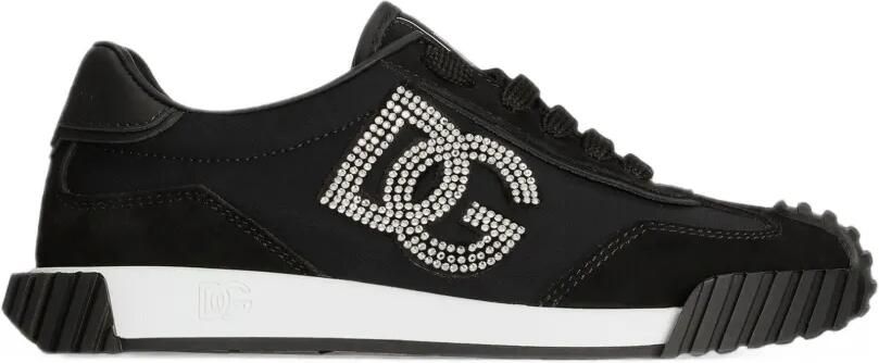 Dolce & Gabbana Kids DG Athletic suède sneakers Zwart - Foto 3