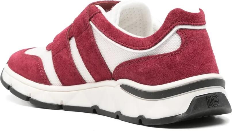 Dolce & Gabbana Kids DG Running verfraaide sneakers met klittenband Rood - Foto 2