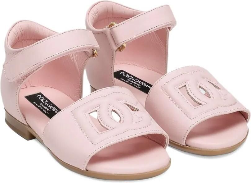 Dolce & Gabbana Kids DG sandalen Roze