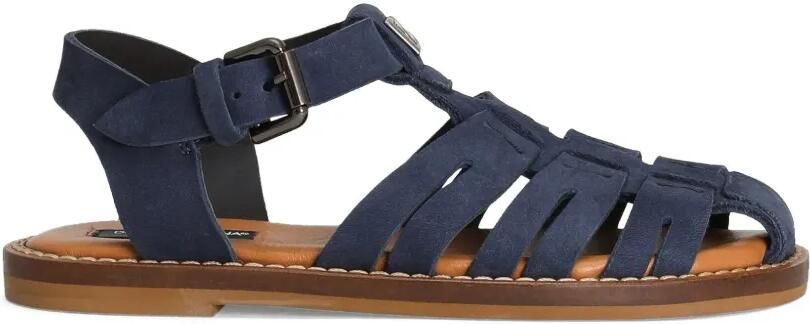 Dolce & Gabbana Kids Leren sandalen Blauw