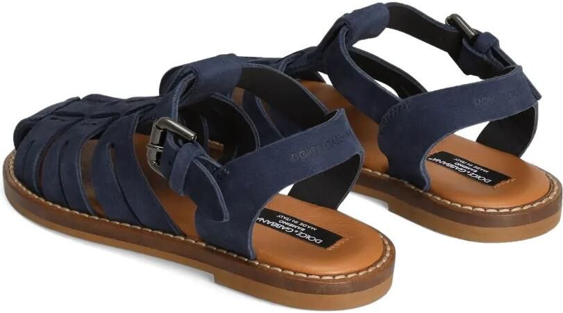 Dolce & Gabbana Kids Leren sandalen Blauw - Foto 4