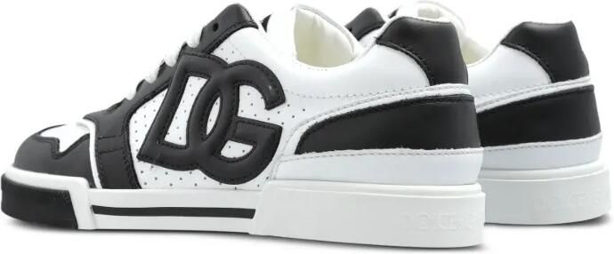 Dolce & Gabbana Kids Leren sneakers met logoplakkaat Zwart - Foto 4