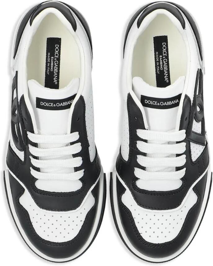 Dolce & Gabbana Kids Leren sneakers met logoplakkaat Zwart - Foto 2