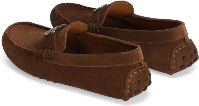 Dolce & Gabbana Kids Loafers met logoplakkaat Bruin - Foto 3