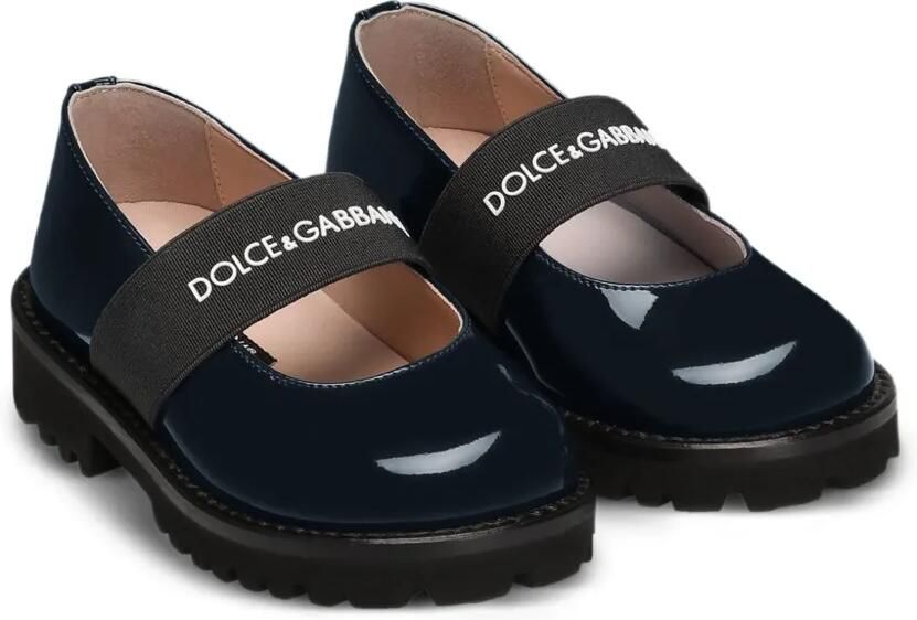 Dolce & Gabbana Kids Mary Jane schoenen Blauw