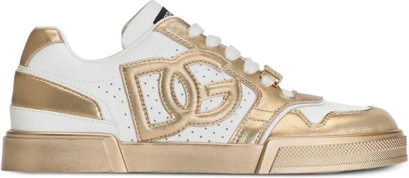 Dolce & Gabbana Kids New Roma sneakers van kalfsleer Wit - Foto 3