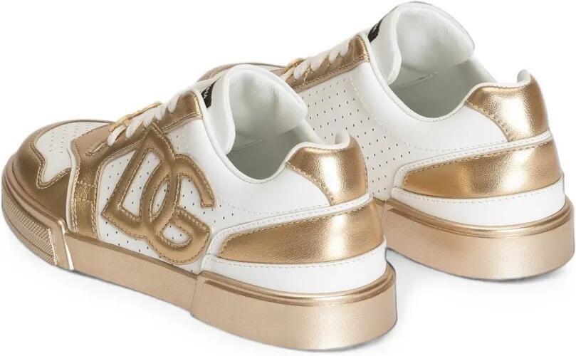 Dolce & Gabbana Kids New Roma sneakers van kalfsleer Wit - Foto 2