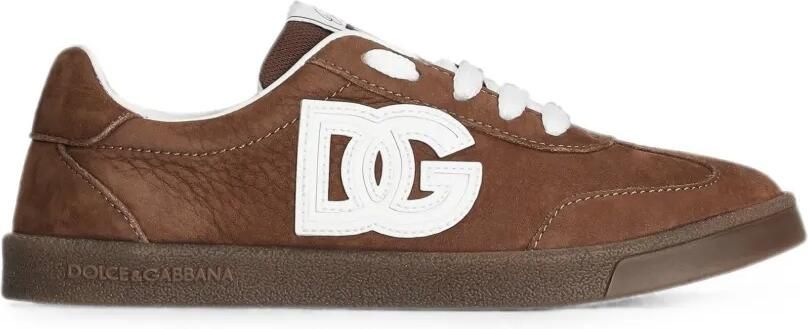 Dolce & Gabbana Kids Nubuck DG Original sneakers Bruin