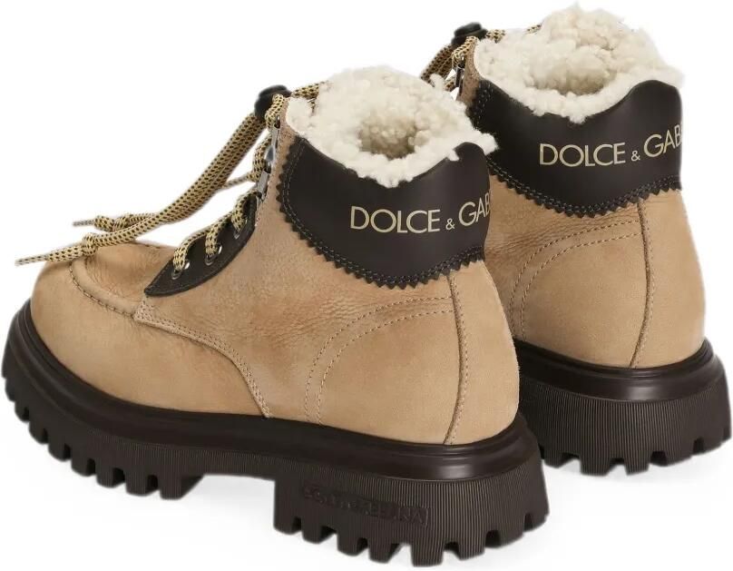 Dolce & Gabbana Kids Nubuck laarzen Beige - Foto 2