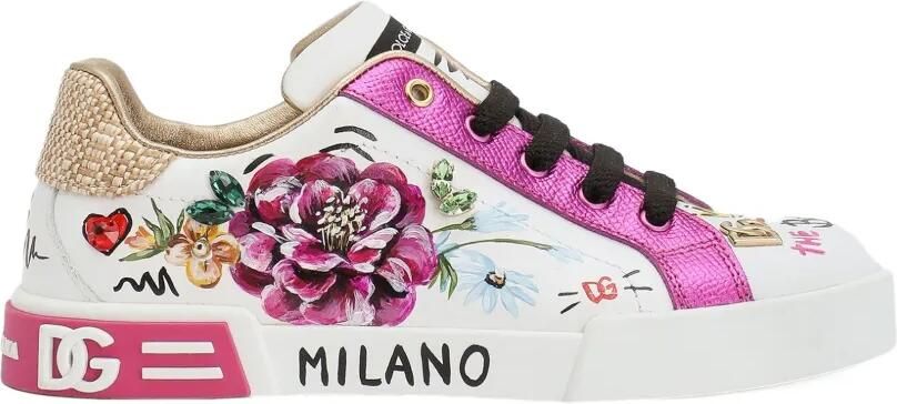 Dolce & Gabbana Kids Portofino sneakers Wit - Foto 4