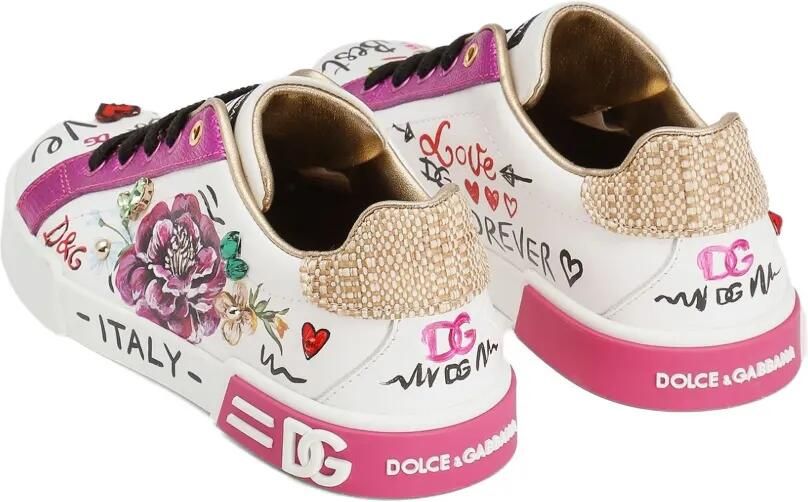 Dolce & Gabbana Kids Portofino sneakers Wit - Foto 3