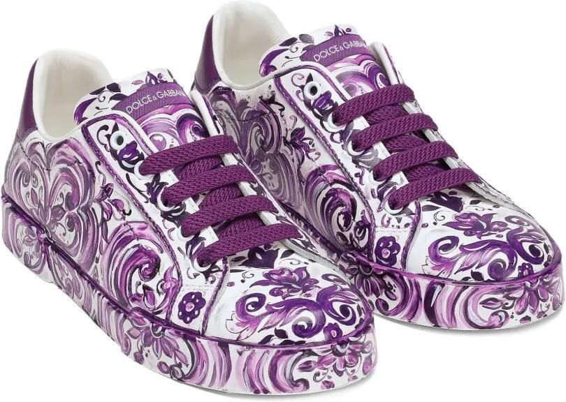 Dolce & Gabbana Kids Portofino sneakers Wit