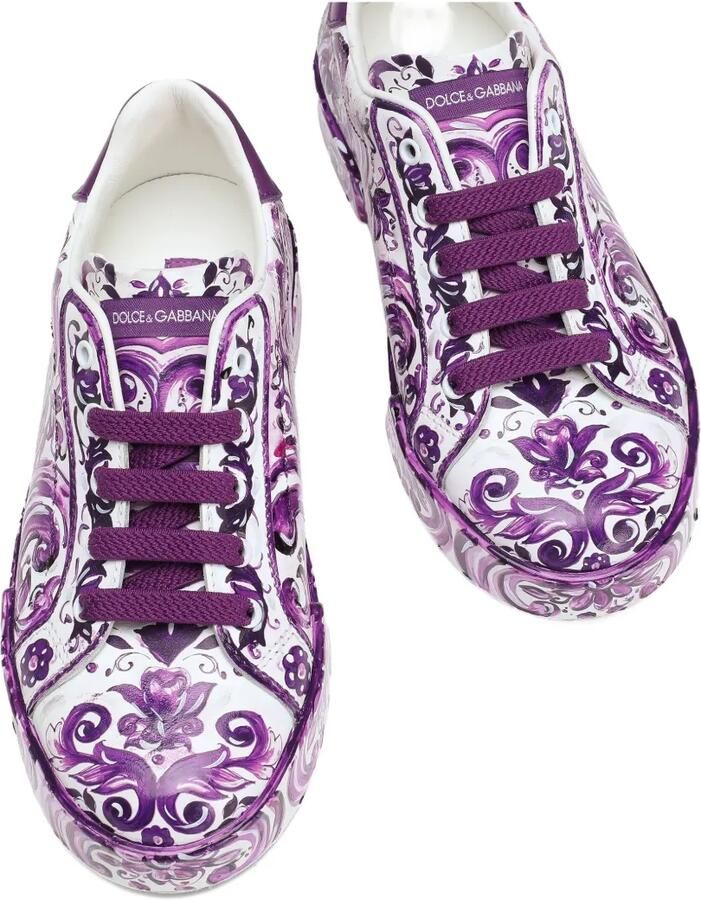 Dolce & Gabbana Kids Portofino sneakers Wit - Foto 2