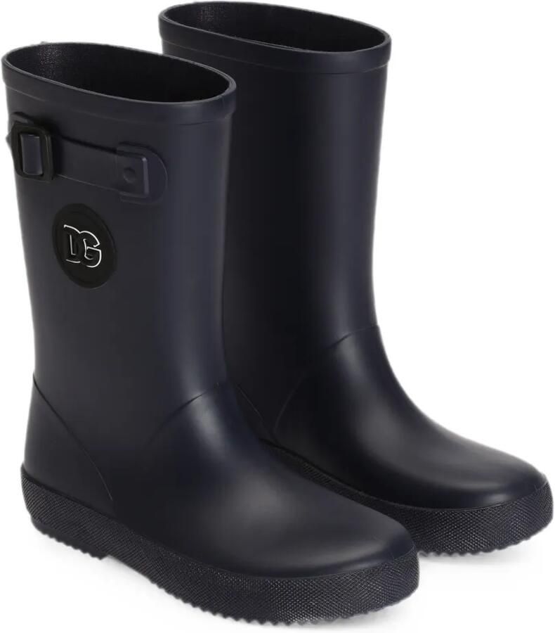 Dolce & Gabbana Kids PVC regenlaarzen Blauw