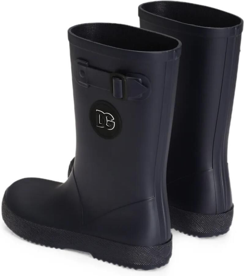 Dolce & Gabbana Kids PVC regenlaarzen Blauw - Foto 2