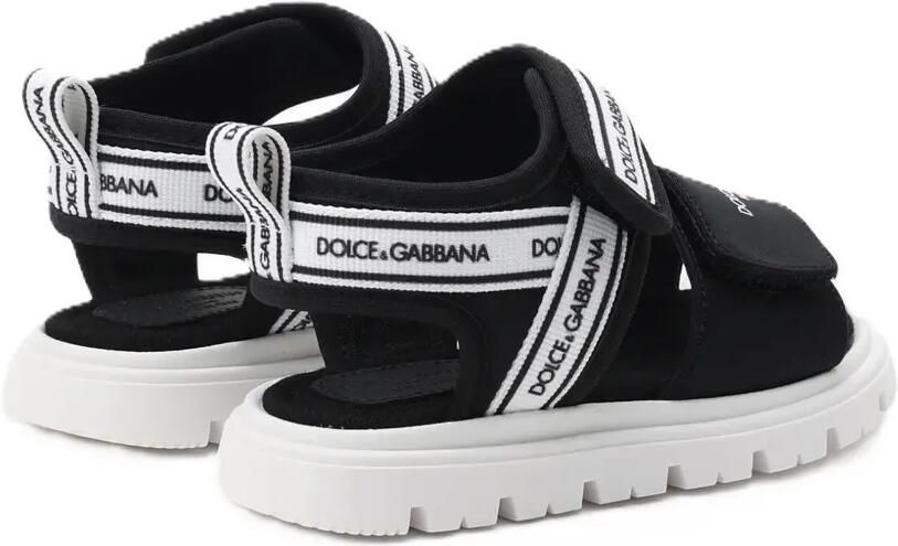 Dolce & Gabbana Kids Sandalen met klittenband Zwart - Foto 3
