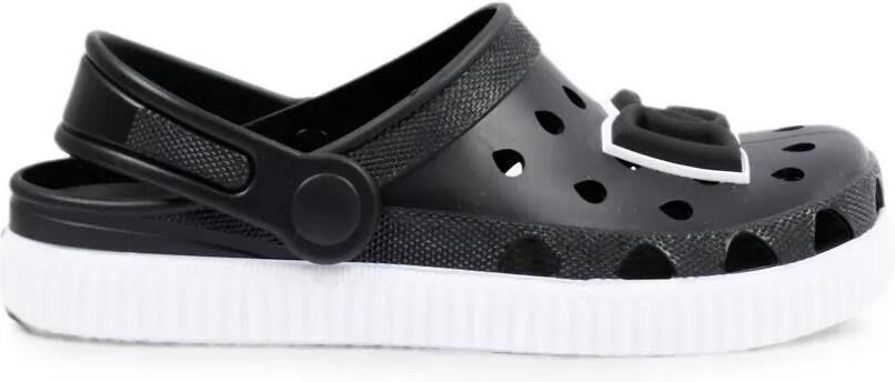 Dolce & Gabbana Kids Sandalen met logo-applicatie Zwart