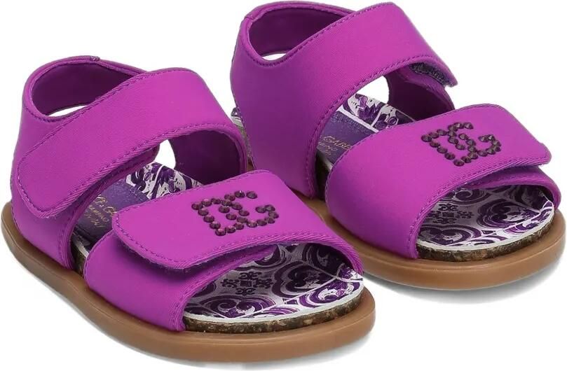 Dolce & Gabbana Kids Sandalen met logo Roze
