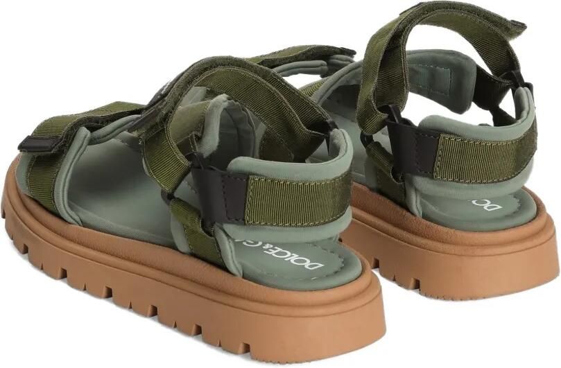 Dolce & Gabbana Kids Sandalen met logopatch Groen - Foto 3