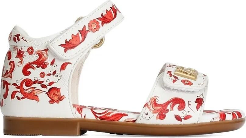 Dolce & Gabbana Kids Sandalen met print Wit - Foto 4