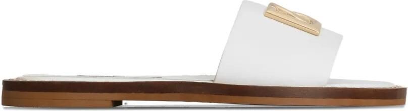 Dolce & Gabbana Kids Slippers met logo Wit - Foto 4