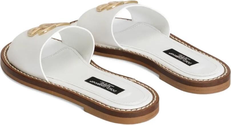 Dolce & Gabbana Kids Slippers met logo Wit - Foto 3