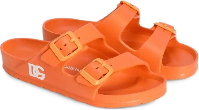 Dolce & Gabbana Kids Slippers Oranje