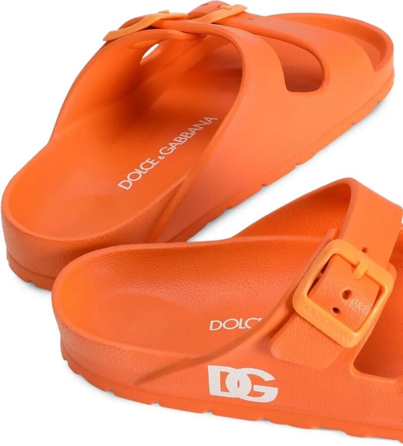 Dolce & Gabbana Kids Slippers Oranje - Foto 4