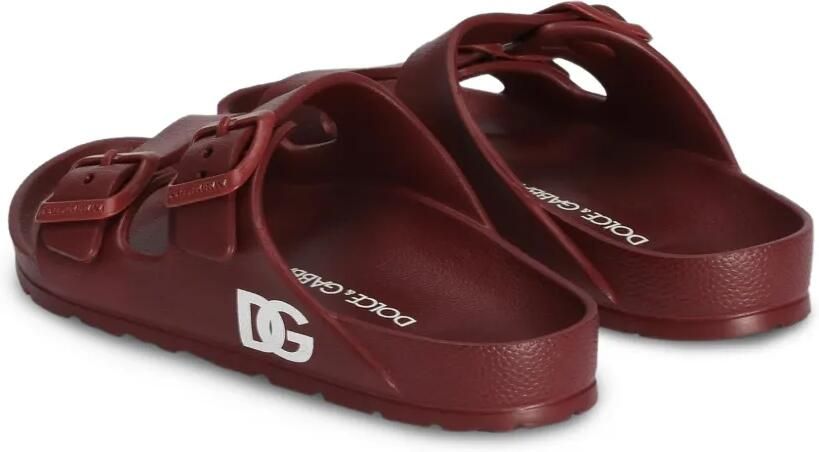 Dolce & Gabbana Kids Slippers Rood - Foto 3