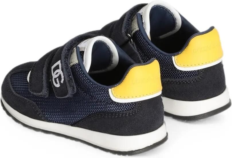 Dolce & Gabbana Kids Sneakers met klittenband Blauw - Foto 3