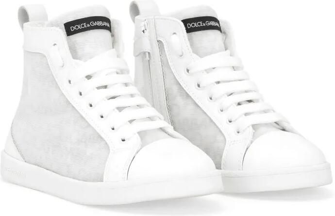 Dolce & Gabbana Kids Sneakers met logo Wit - Foto 3
