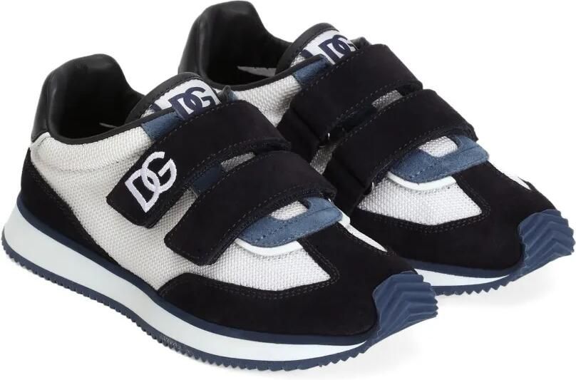 Dolce & Gabbana Kids Sneakers met logoband Wit