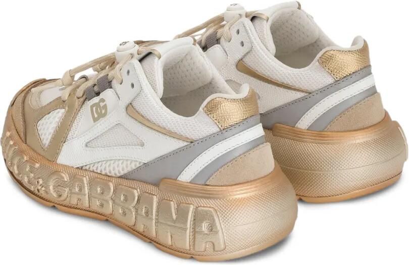 Dolce & Gabbana Kids Sneakers met logodetail Wit - Foto 3
