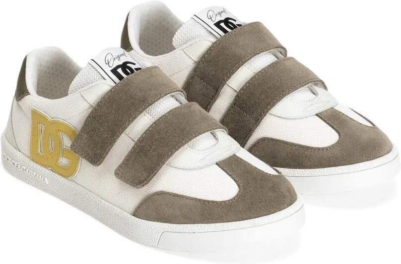 Dolce & Gabbana Kids Sneakers met logopatch Wit
