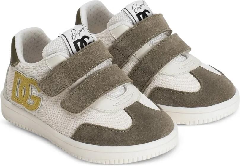 Dolce & Gabbana Kids Sneakers met logopatch Wit