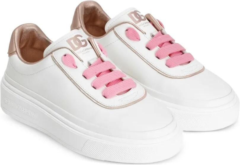 Dolce & Gabbana Kids Sneakers met logoprint Wit