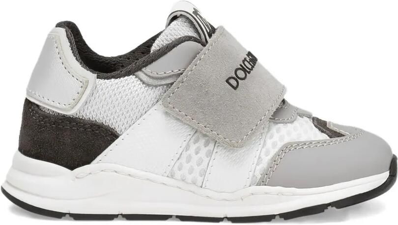 Dolce & Gabbana Kids Sneakers met mesh vlakken Grijs