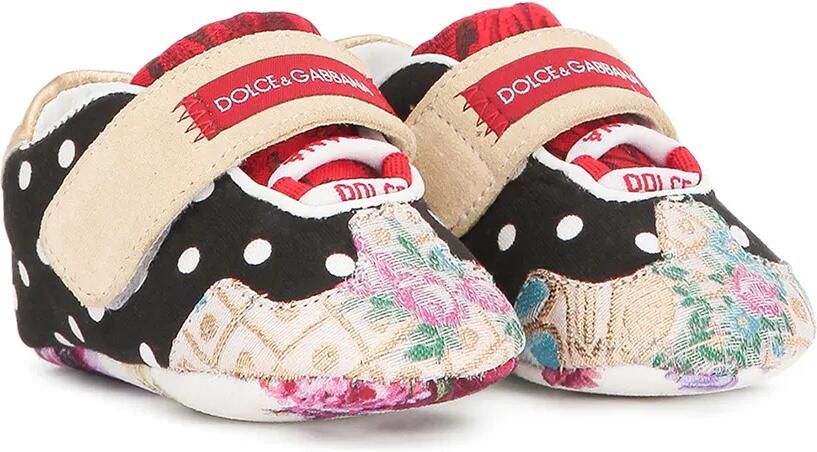 Dolce & Gabbana Kids Sneakers met print Zwart
