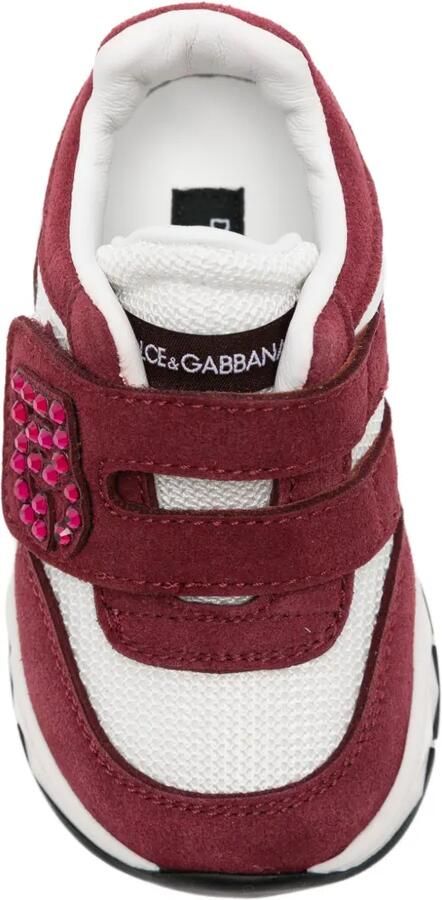 Dolce & Gabbana Kids Sneakers verfraaid met kristallen Rood - Foto 3
