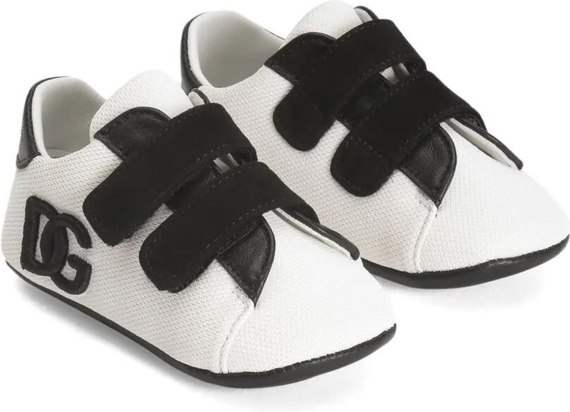 Dolce & Gabbana Kids Suède sneakers Wit