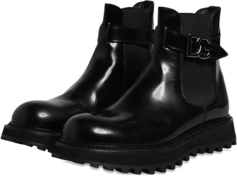 Dolce & Gabbana Laarzen met ceintuur Zwart - Foto 5