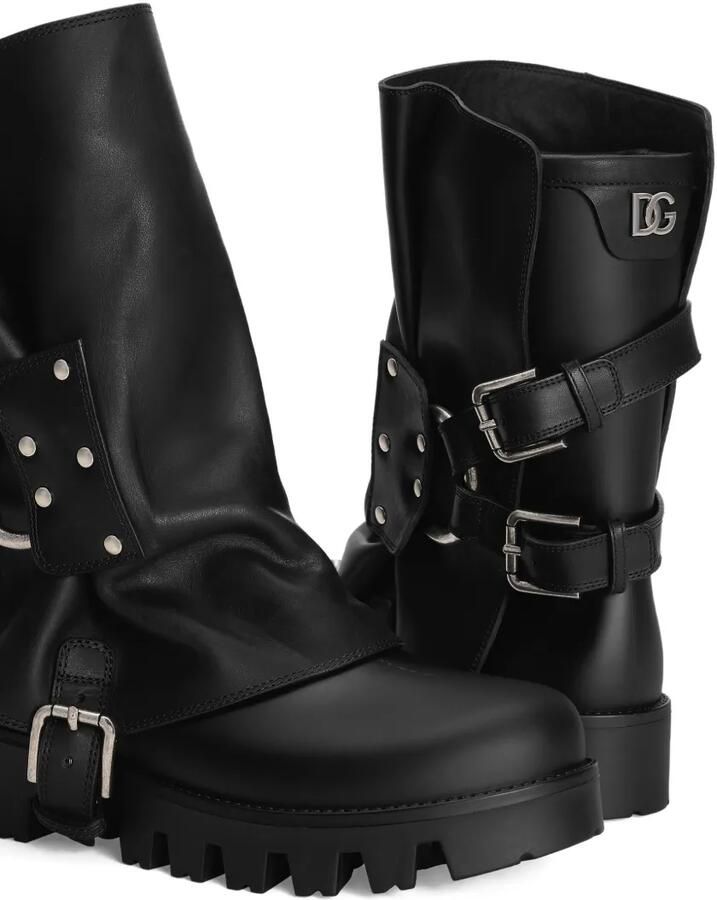 Dolce & Gabbana Laarzen met gesp Zwart - Foto 4