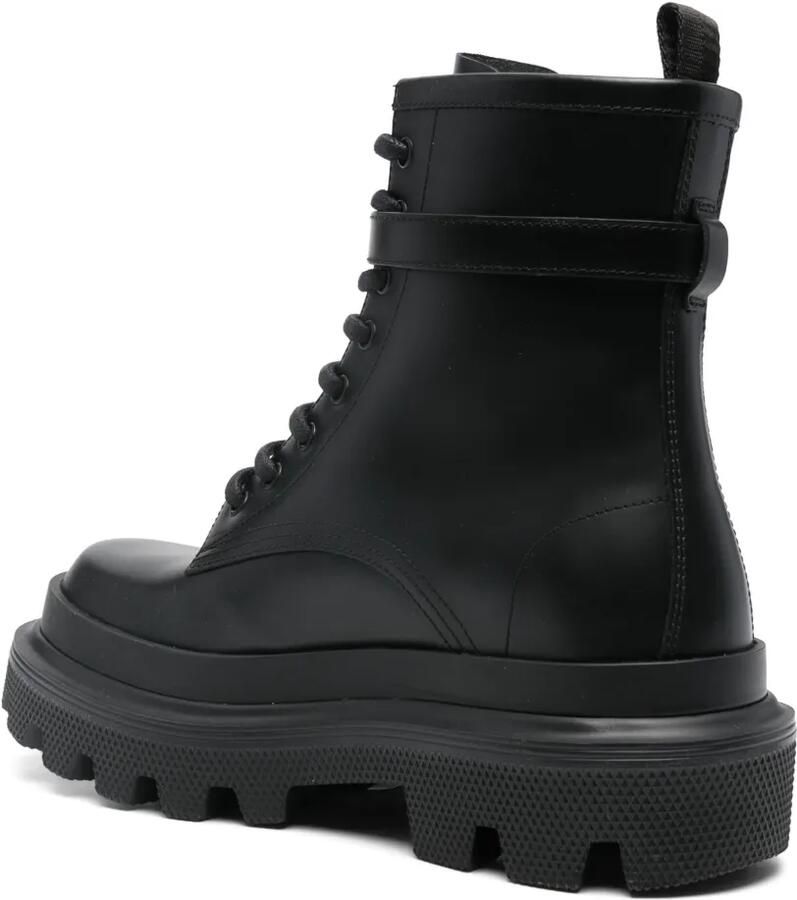 Dolce & Gabbana Laarzen met logogesp Zwart - Foto 2