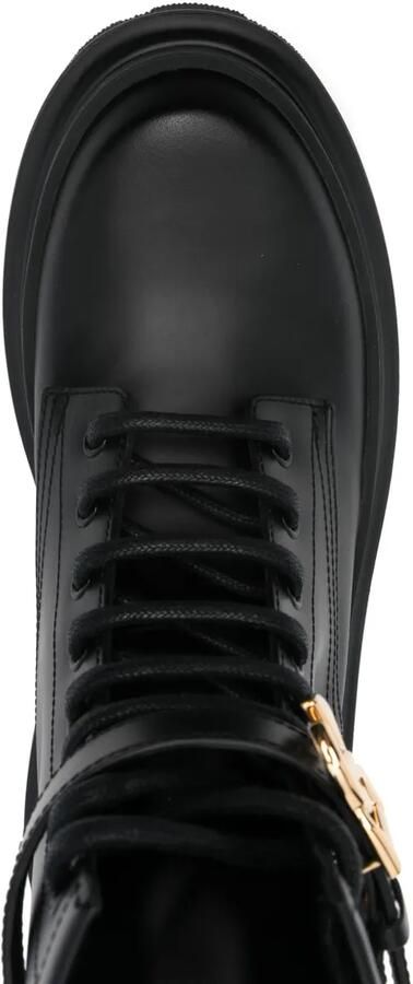 Dolce & Gabbana Laarzen met logogesp Zwart - Foto 5